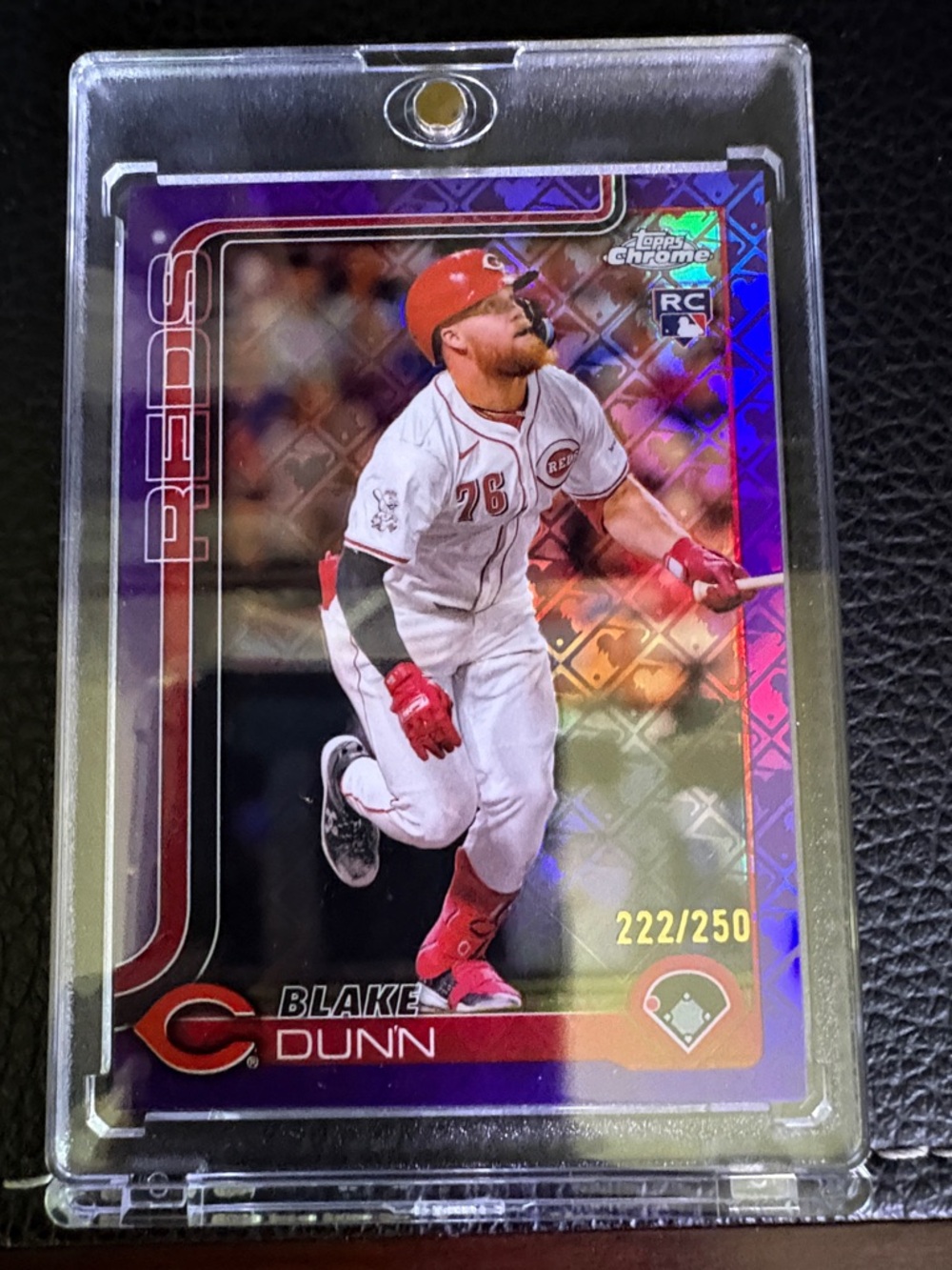 Topps Purple Holo Reds Blake Dunn Card